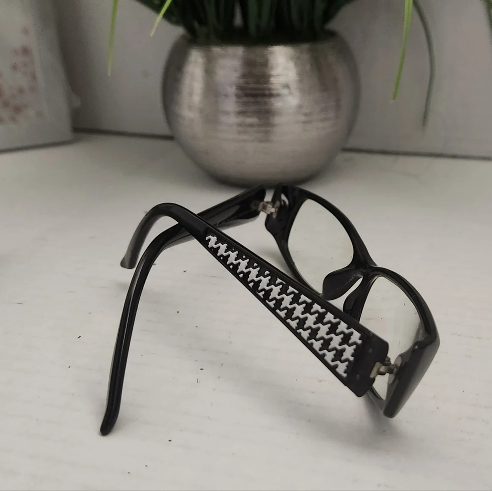 Christian Dior Eyeglasses CD3168 D28 135 Optyl Women's Black & White Glasses